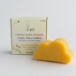 CREMA BABY Nuvoletta CORPO, VISO e LABBRA con olio di mandorle dolci, Elicriso, Calendula e Miele