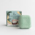 DOCCIA SHAMPOO SOLIDO RINFRESCANTE con Burro di Illipè, Limone e Tea Tree bianco